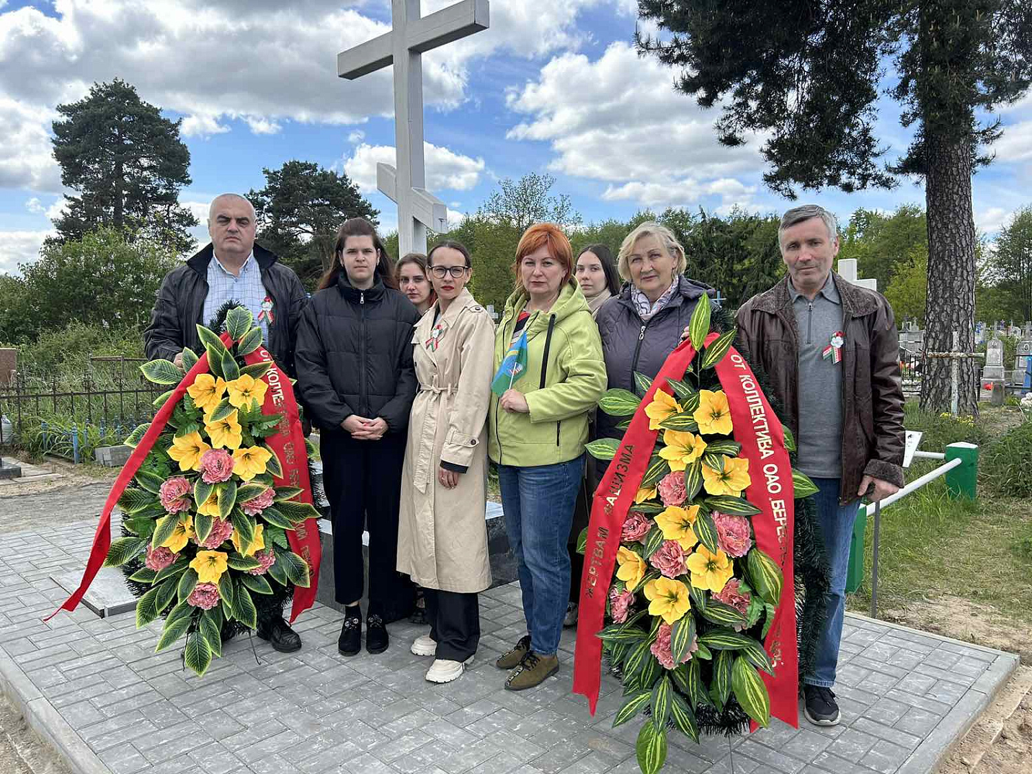 Памятные мероприятия ко Дню Победы с членами ОПО ОАО "Берестейский пекарь"
